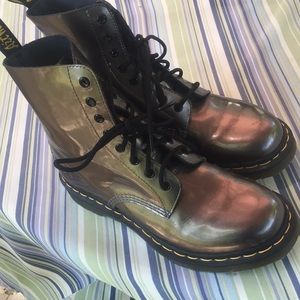 Metallic Doc Martens